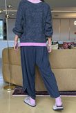 Betts Hearts Knit Grey Marl